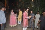 Abhishek Bachchan, Genelia D Souza, Riteish Deshmukh at Amitabh Bachchan and family celebrate Diwali in style on 23rd Oct 2014